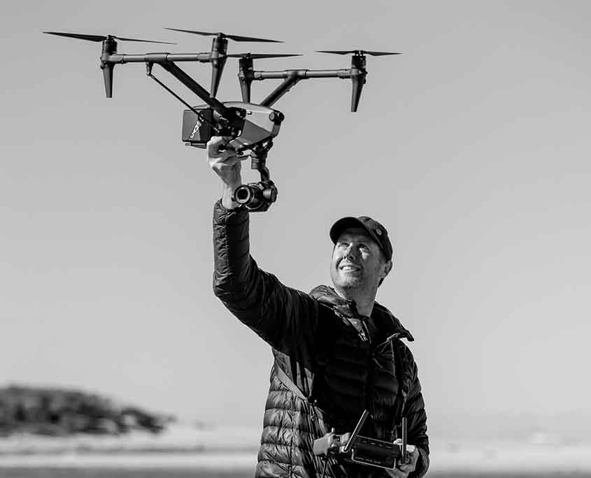 Drone Services Sydney Flying Glass Australia Cameron Board Inspire 3