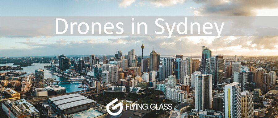 Drone Sydney Harbour Drones DJI UAV Flying Glass